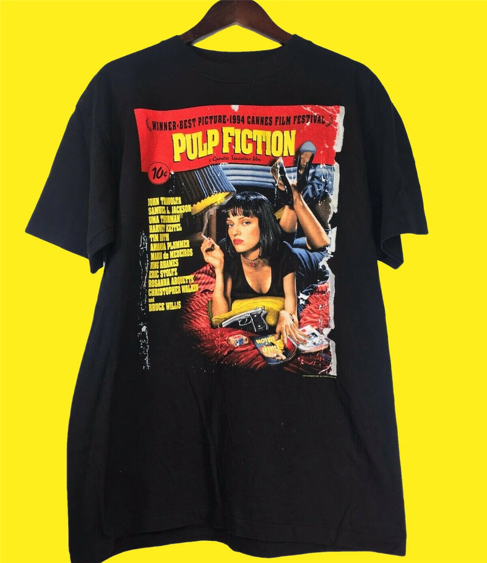 います pulp fiction 90s movie tシャツ 映画の通販 by としとし｜ラクマ テッチ