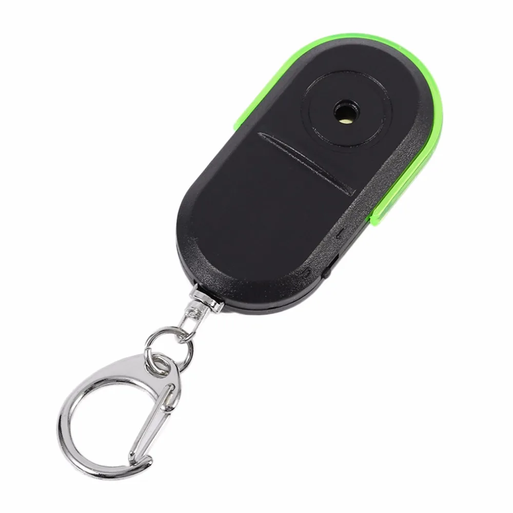 Anti-Lost Alarm Key Finder Locator Keychain Whistle Sound With LED Light Mini Anti Lost Key Finder Sensor zigbee siren alarm