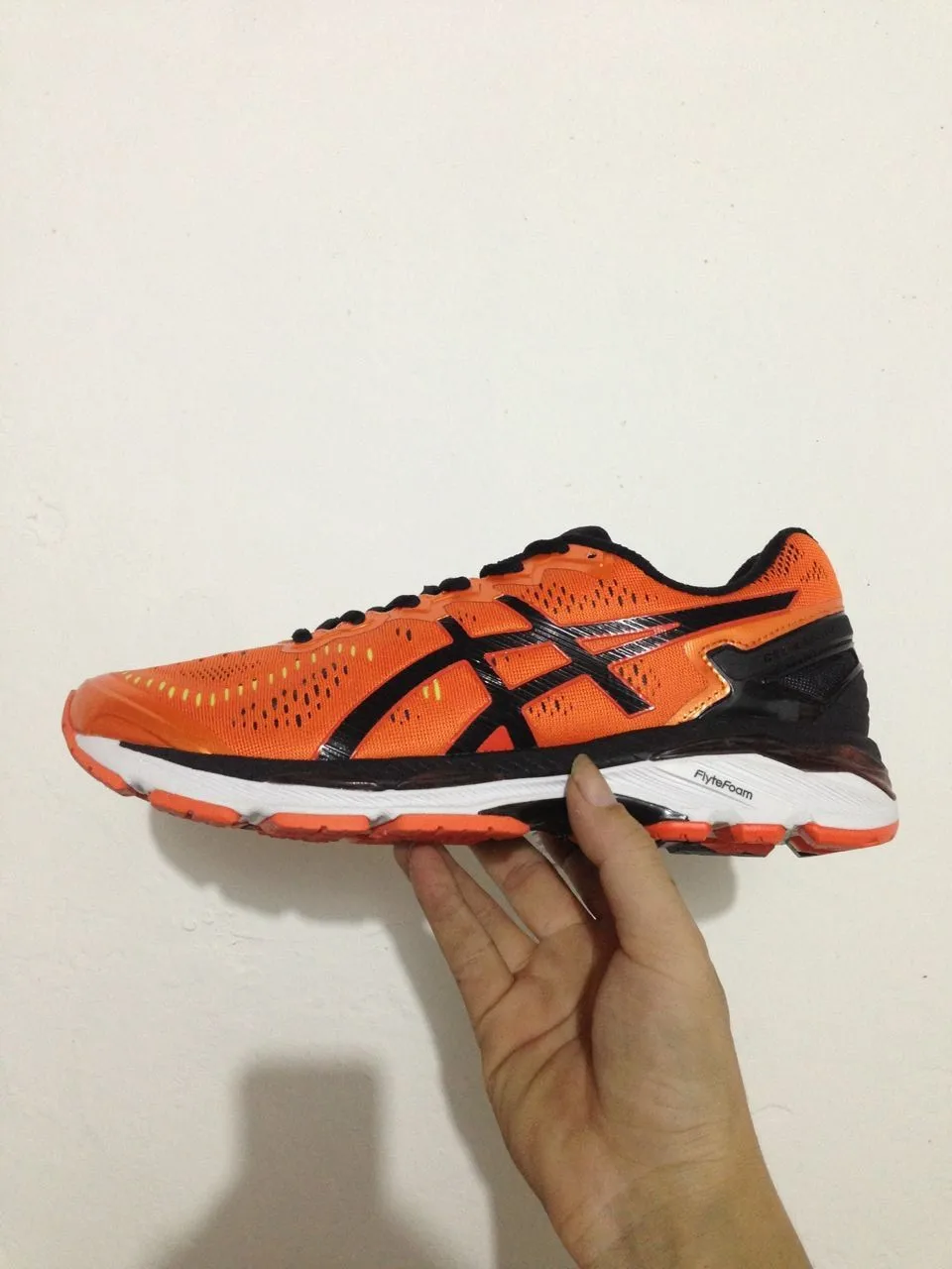Новое поступление официальный ASICS GEL-KAYANO 23 T646N мужские кроссовки спортивная обувь кроссовки уличная спортивная обувь Hongniu