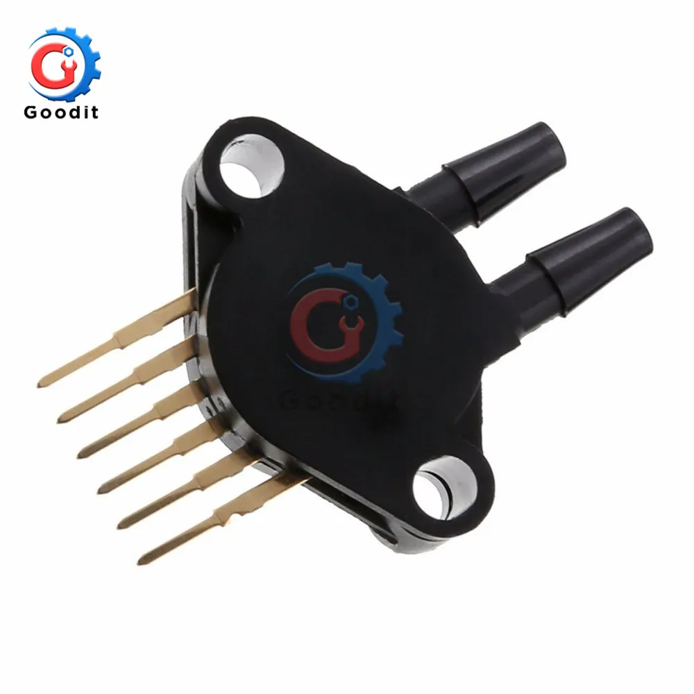 

MPX5010DP MPX5010 Pressure Sensor Male Port 4.75 V ~ 5.25 V Power 0-10KPa Transmitter Sensor