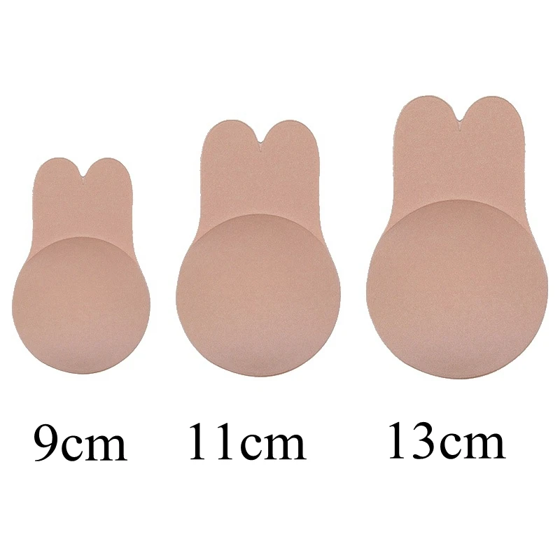 Без бретелек силиконовый бюстгальтер пуш ап кролик бюстгальтеры для женщин Lenceria