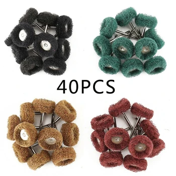 

40pcs 25mm Abrasive Wheel Buffing Polishing Pad Kit Grinding Rotary Tools Set