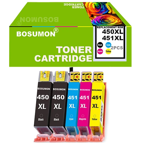 PGI-450 CLI-451 чернильные картриджи для Canon PGI450 CLI451 PGI 450 CLI 451 PIXMA MG5440/MG5540/MG6340/MG6440 MG7140 IP7240 - Цвет: 5PK(PGI 450 CLI 451)