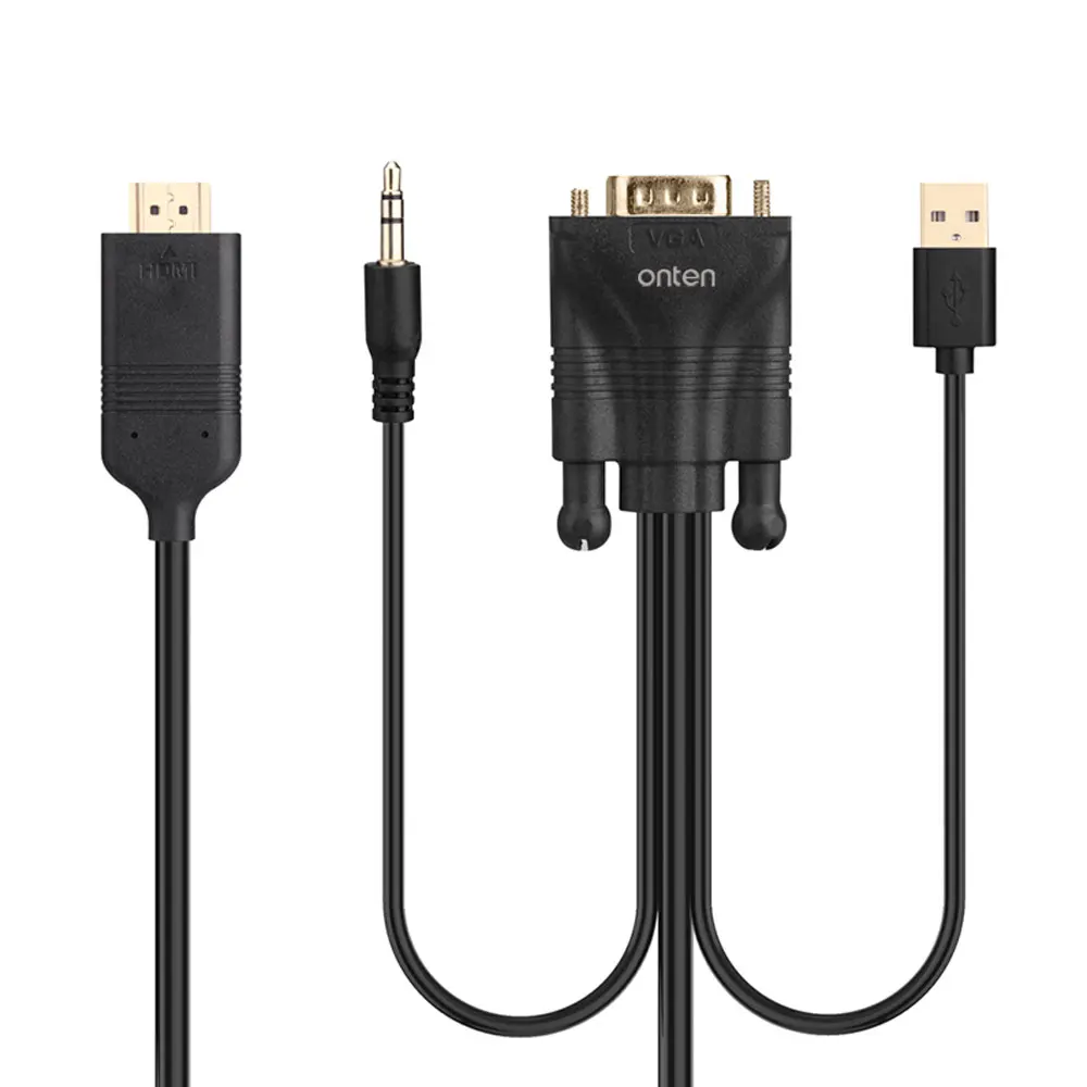 Адаптер VGA-HDMI с аудио | Компьютеры и офис