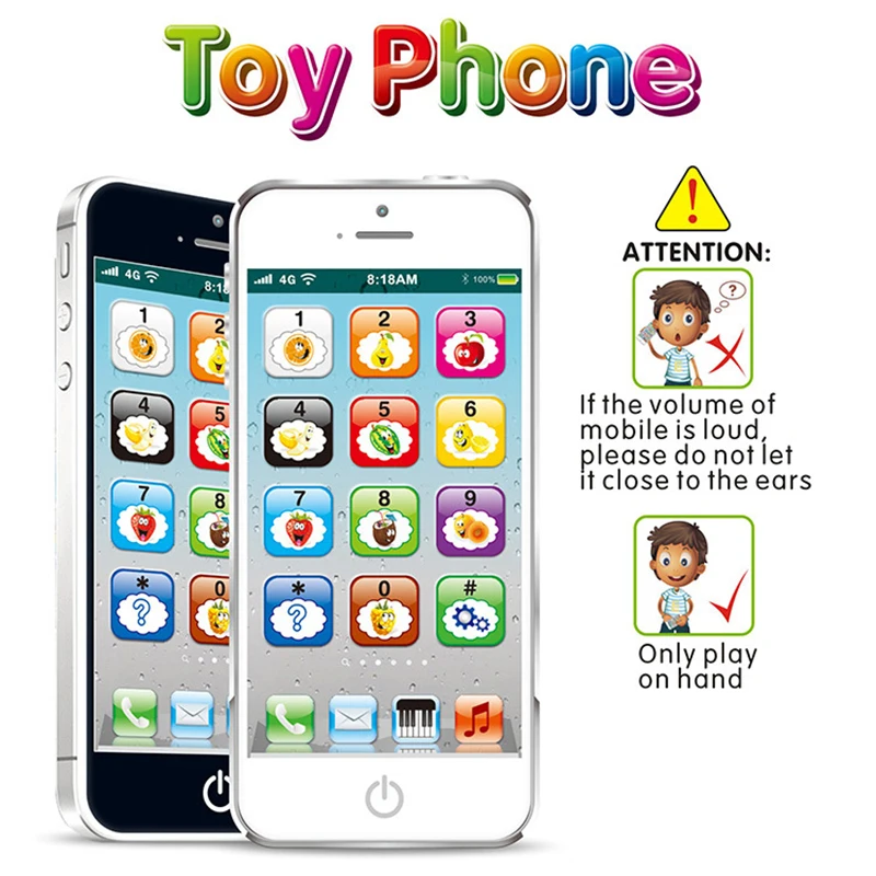 1 Pcs Baby Cellphone Learning Mobile Phone Kids Music Toys Early Educational Electric Toy M09 | Игрушки и хобби