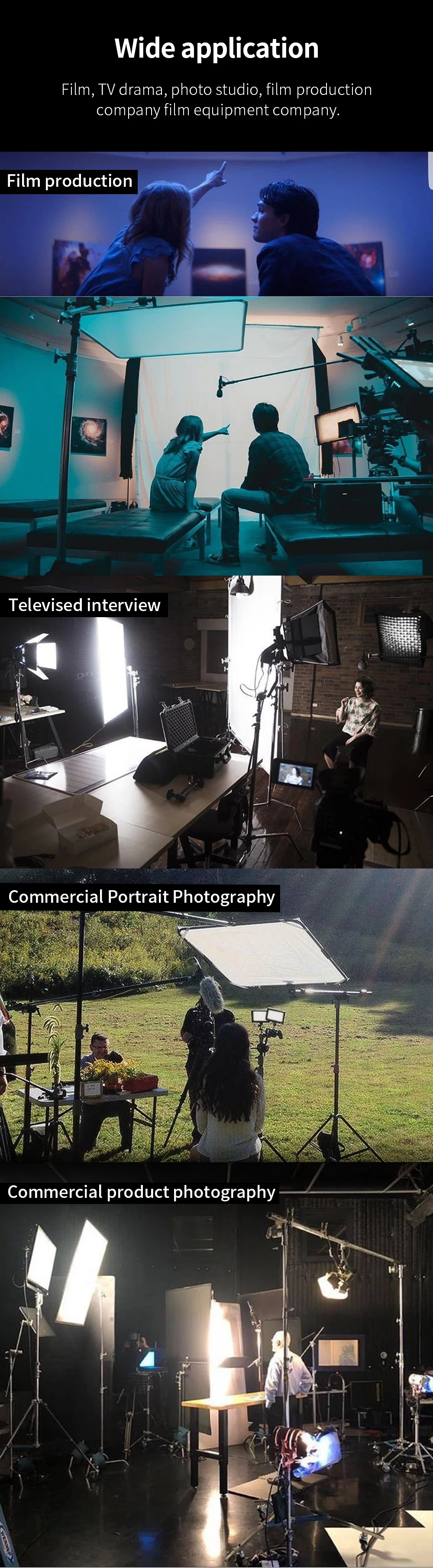 Removable Video Studio Stainless steel Flag Panel Reflector Diffuser Fotografia