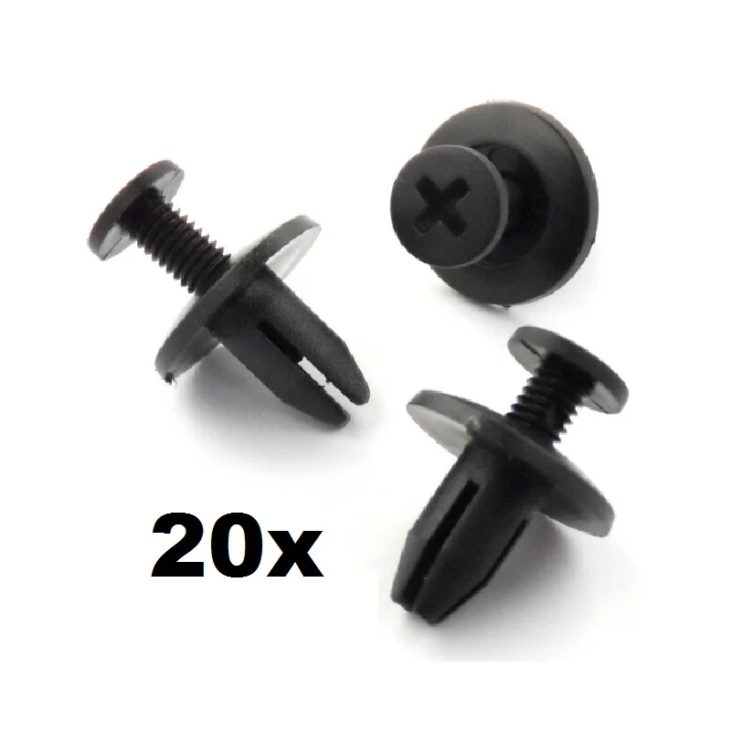 

20x For Honda 6mm Screw Fit Rivet- Interior Trim Clips for Cowls, Panels & Covers 1 order #90684-SA5-003