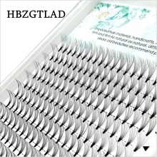 Novo 10d russo volume cílios extensão haste inferior pré feito fãs c/d curl vison lash cílios extensões individuais ferramentas