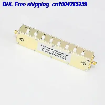 

DHL 5pcs Adjustable Variable ADJ Attenuator SMA 5W 0-90dBi 90DB DC-2.5GHZ 50ohm RF 8-key Attenuator 22ra