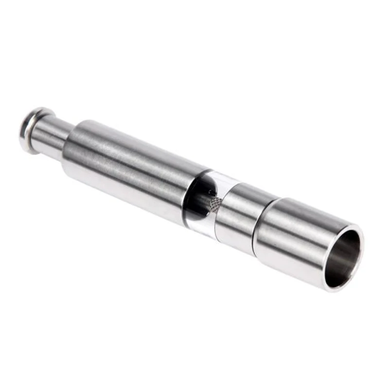 Ручная мельница для перца из нержавеющей стали, шлифовальная машина для соли, кухонный инструмент для приготовления пищи, нержавеющая сталь 201+ акрил