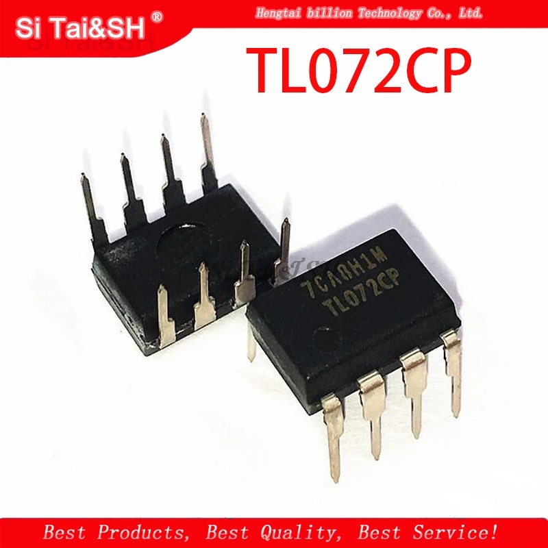 10 шт. TL072CP DIP8 TL072 DIP TL072CN DIP-8 новый и оригинальный IC | Электронные компоненты