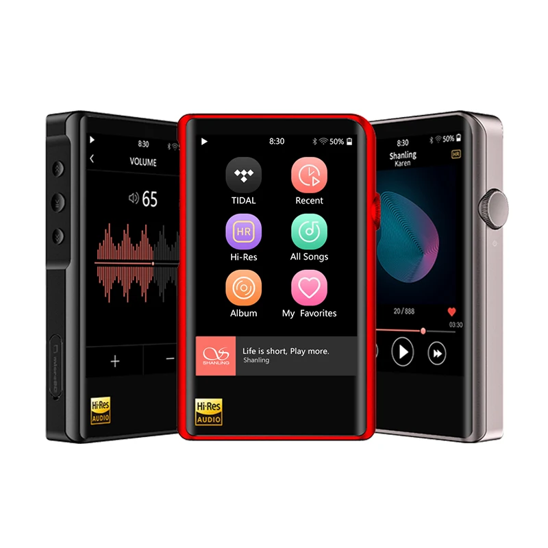 SHANLING M2X AK4490 USB DAC Bluetooth Portable Music Player MP3 PCM32 384 DSD256 Airplay WIFI Touch Screen Headphone Amplifier
