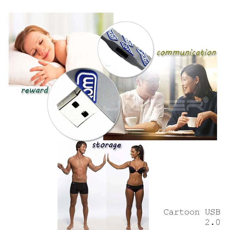 JASTER usb флеш-накопитель 32 Гб 64 Гб Флешка мультфильм презерватив 4 ГБ 8 ГБ 16 ГБ карта памяти u диск Подарочная флеш-карта