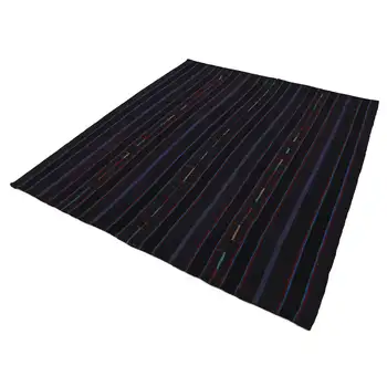 

206x242 Cm Purple Handmade Oriental Rug Rug-7x8 Ft