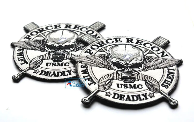 USMC нашивка на липучке для морских пехотинцев, вышитая тканевая наклейка с эмблемой на плечо, камуфляжная наклейка