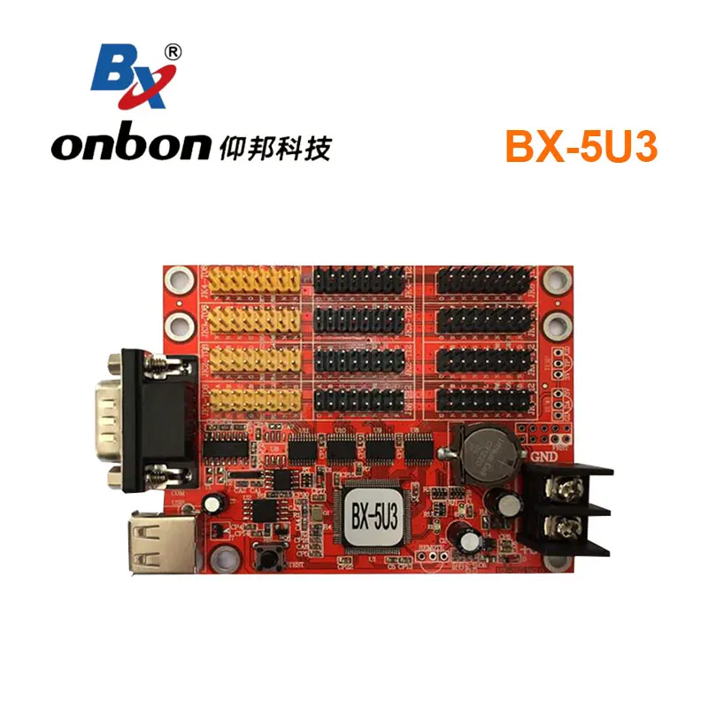 

Onbon BX-5U3 (USB / Serial) asynchronous control card USB upload program like BX-5U BX-5U0 BX-5U2 control card for shop screen