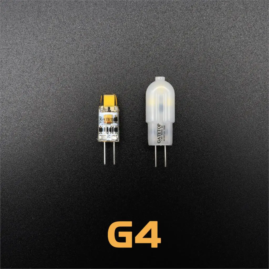 Mini G4 LED COB Lamp 1.2W Bulb AC DC 12V Candle Lights Replace 10W Halogen  for Chandelier Spotlight