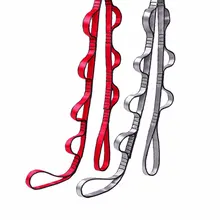 Светоотражающий скалолазание для йоги растягивающаяся лента высокопрочный полиэстерный гамак износ ремня сопротивление сильные ремесла парашют