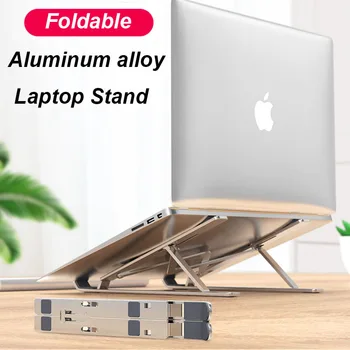 

Lantop Holder Portable for MacBook Pro Air Aluminium Alloy Notebook Stand Foldable Bracket Laptop Stand Computer Cooling Riser