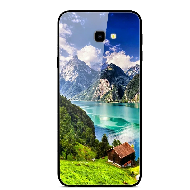 Для samsung Galaxy j4 Plus чехол Чехол из закаленного стекла для телефона для samsung j4 j4 Plus J415F SM-J415F J4Plus J 4 чехол Capa прочное портмоне сумки