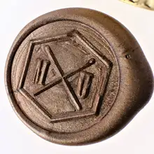 Индивидуальные инициалы с шестигранной печатью воска/Пользовательские Свадебные печати/свадебные приглашения печать/на заказ Свадебная печать