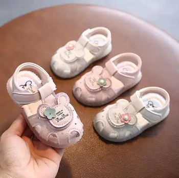 

Kids soft sandals Summer fashion boys girls sport beach Sandals flat Non-slip baby toddler sandals comfortable cartoon sandals