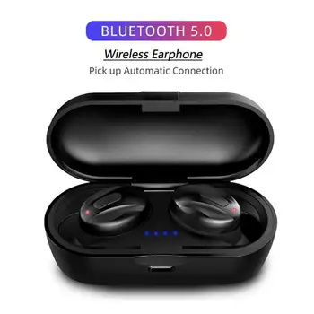 

Bluetooth 5.0 Earphone Headset Deep Bass Stereo Earbuds Handsfree Headphones For Running Earpieces Hearing Music For Phone
