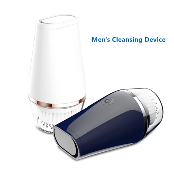

Men's Electric Rotary Cleaning Washing Brush Face Meter Negative Ion Beauty Wash Instrument Silicone Waterproof Cleansing Brush