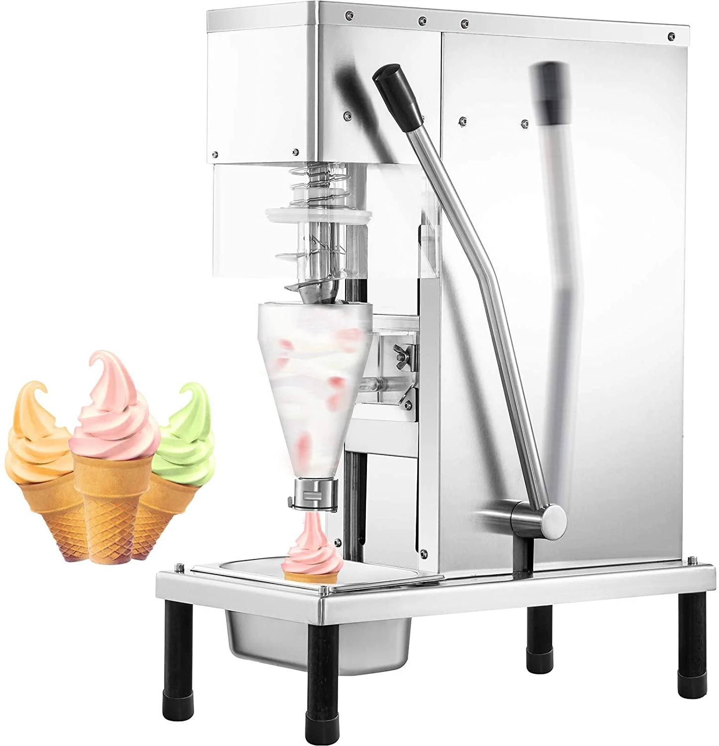 VEVOR 110V Frozen Yogurt Blending Machine 750W, Yogurt, 41 OFF