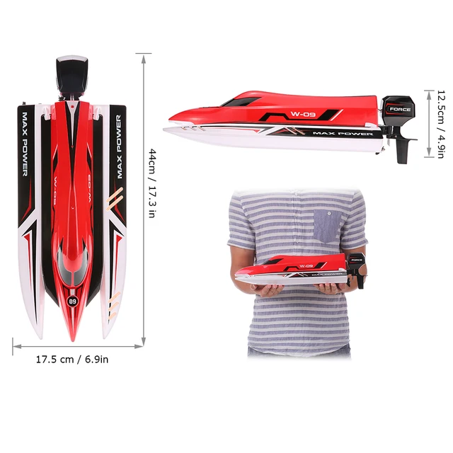WLtoys WL915 45km/h RC Boat 2.4Ghz Radio-Controlled Boat Brushless Motor High-Speed RC Racing Boats Outdoor RC Toys Gift For Kid 3