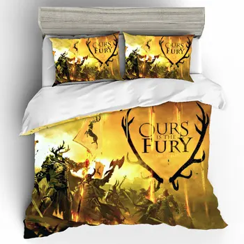 

Movie Bedding Sets King Size Bed Game Of Thrones Duvet Cover Linen Pillowcases Sheet Bedding Set Home Textile Dropshipping
