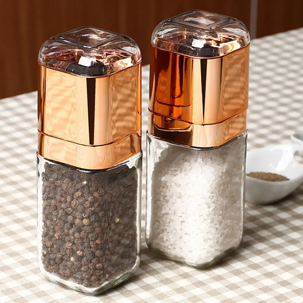 

180ml Salt Grinder Mill Home Chef Spice Coarse Grinding Kitchen Pepper Shaker