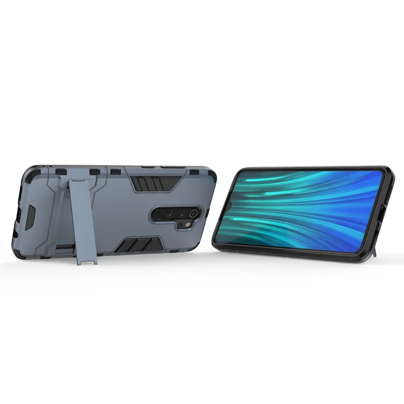 Чехол для Xiaomi Redmi Note 8 Pro, задняя крышка для телефона Xiaomi Redmi Note8 Pro, устойчивый к падению отпечатков пальцев, чехол с подставкой