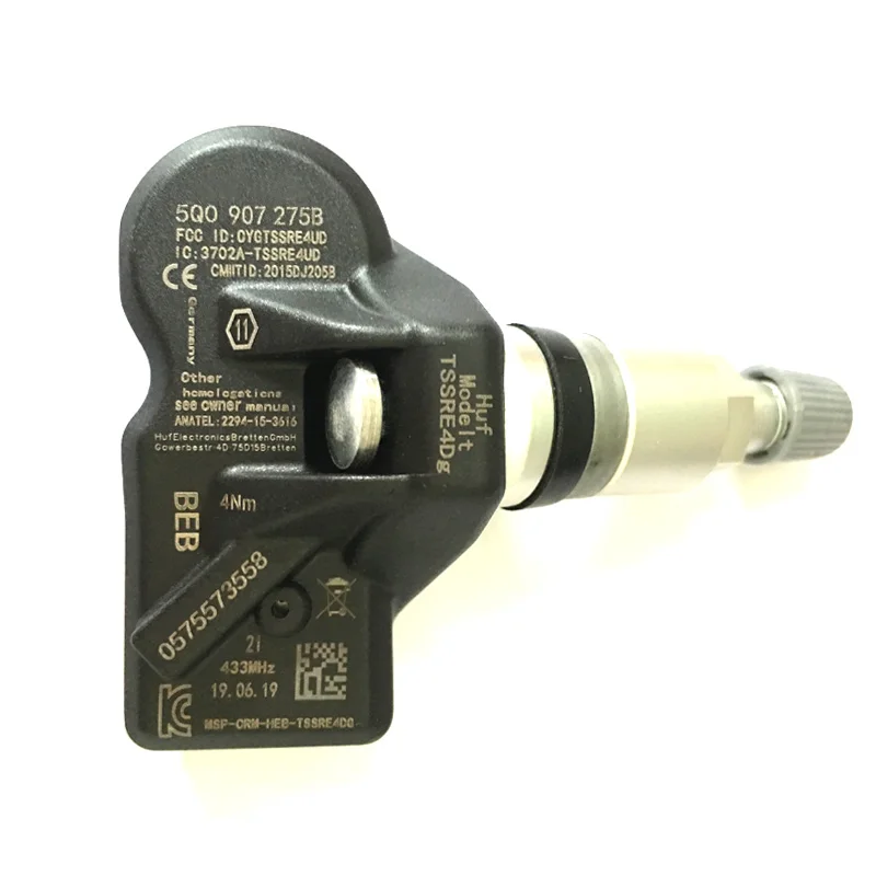 5Q0907275B датчик давления в шинах TPMS для AUDI Q7 Q5 Q3 TT A8 A6 A7 A3 R8 SKODA BENTLEY PORSCHE mlaren VOLKSWAGEN