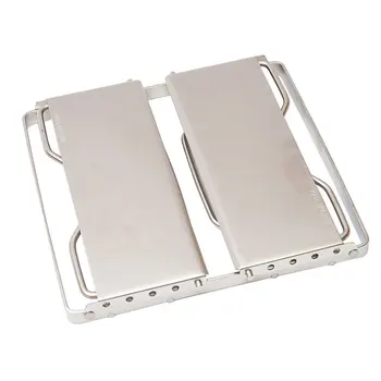

Outdoor Windproof Camping Pot Rack Assembly Portable Stainless Steel Stove Windproof Baking Tray Bracket