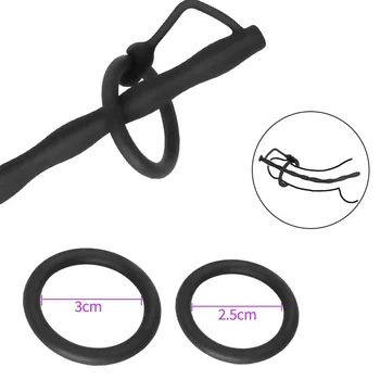 30/35cm silicone hollow in penis urethral plug sounding catheter insertion uretra male masturbator sexy toys for men sexshop 4