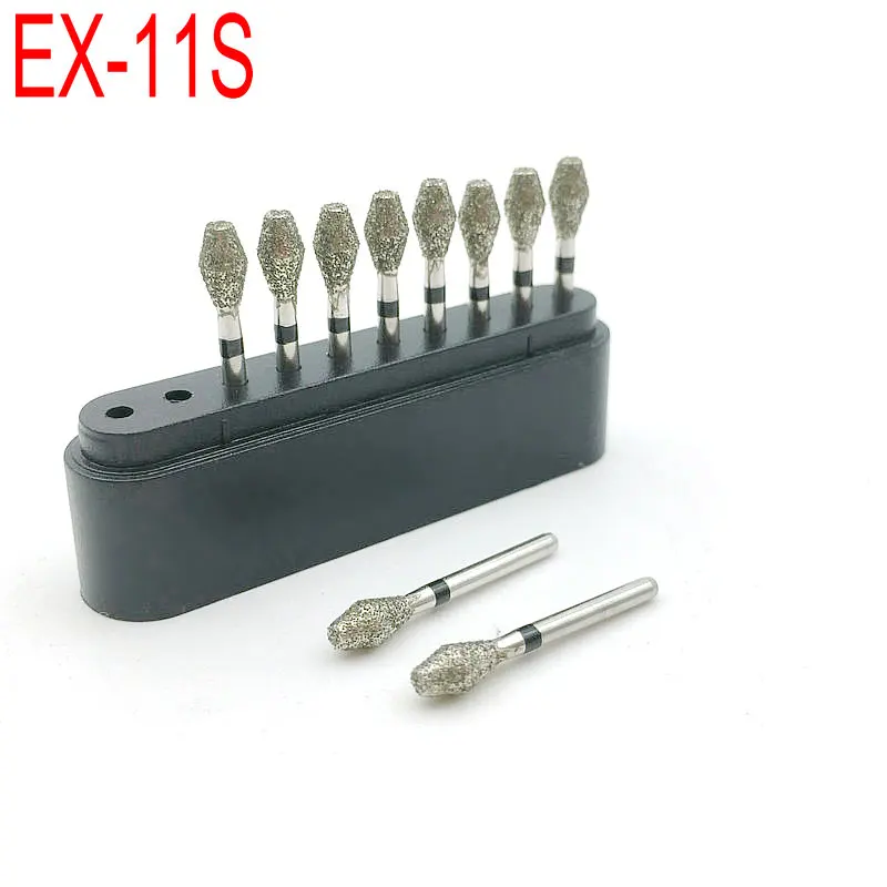 10 шт./партия Стоматологические алмазные боры сверла высокоскоростные шлифовка