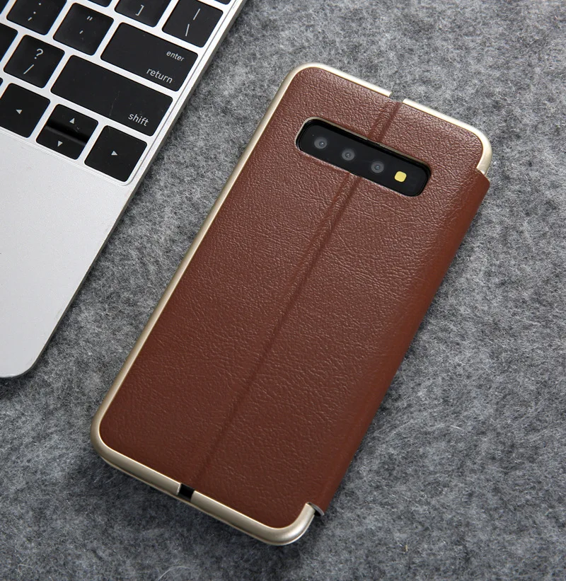 Чехол из искусственной кожи на магните для samsung Galaxy S9 S8 S10 Plus, чехол с откидной крышкой для samsung Note 8 9 10+ S7 Edge, чехол со слотом для карт