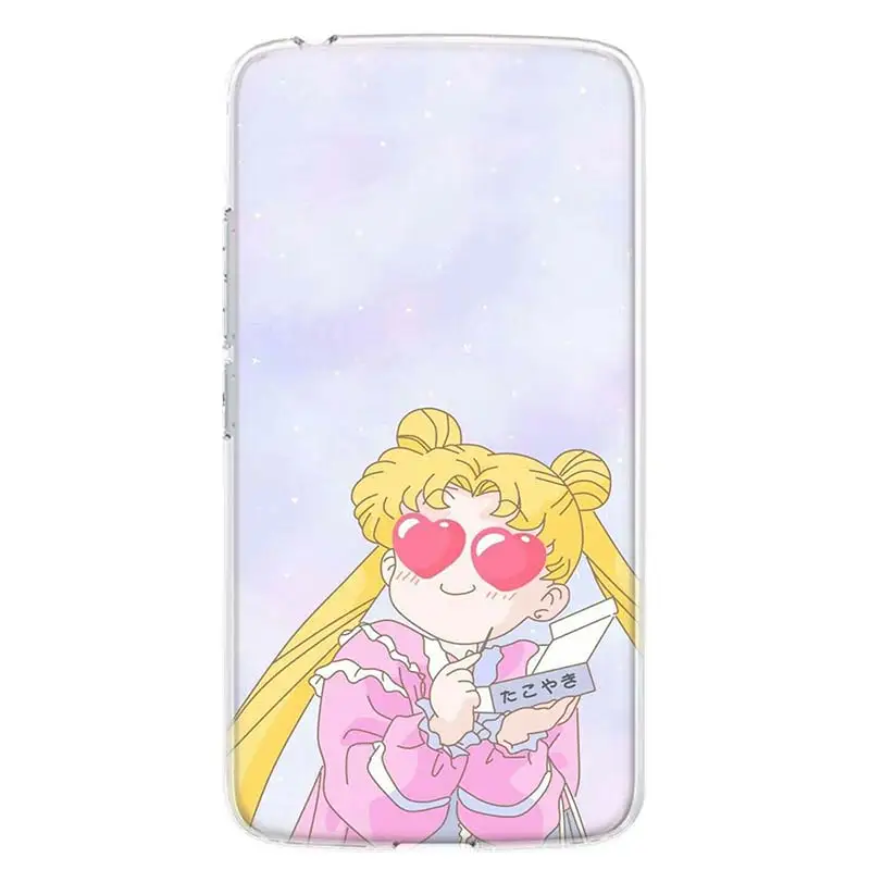 Чехол для телефона girl Sailor Moon аниме MOTO Motorola G8 E4 E5 E6 G7 G6 G5S Plus Play Power ONE Action мягкий