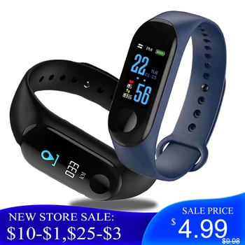 

M3Pro Smart Watch Sport Smart Band Blood Pressure Monitor Smart Smartwatch Bracelet M3Plus Wristband for Men Women