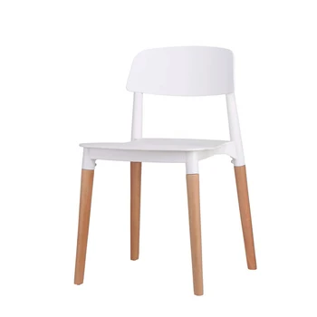 

Nordic Plastic Coffee Dining Chair Fashion Casual Restaurant Negotiation Chair Simple Adult Back Creative Talent Chair