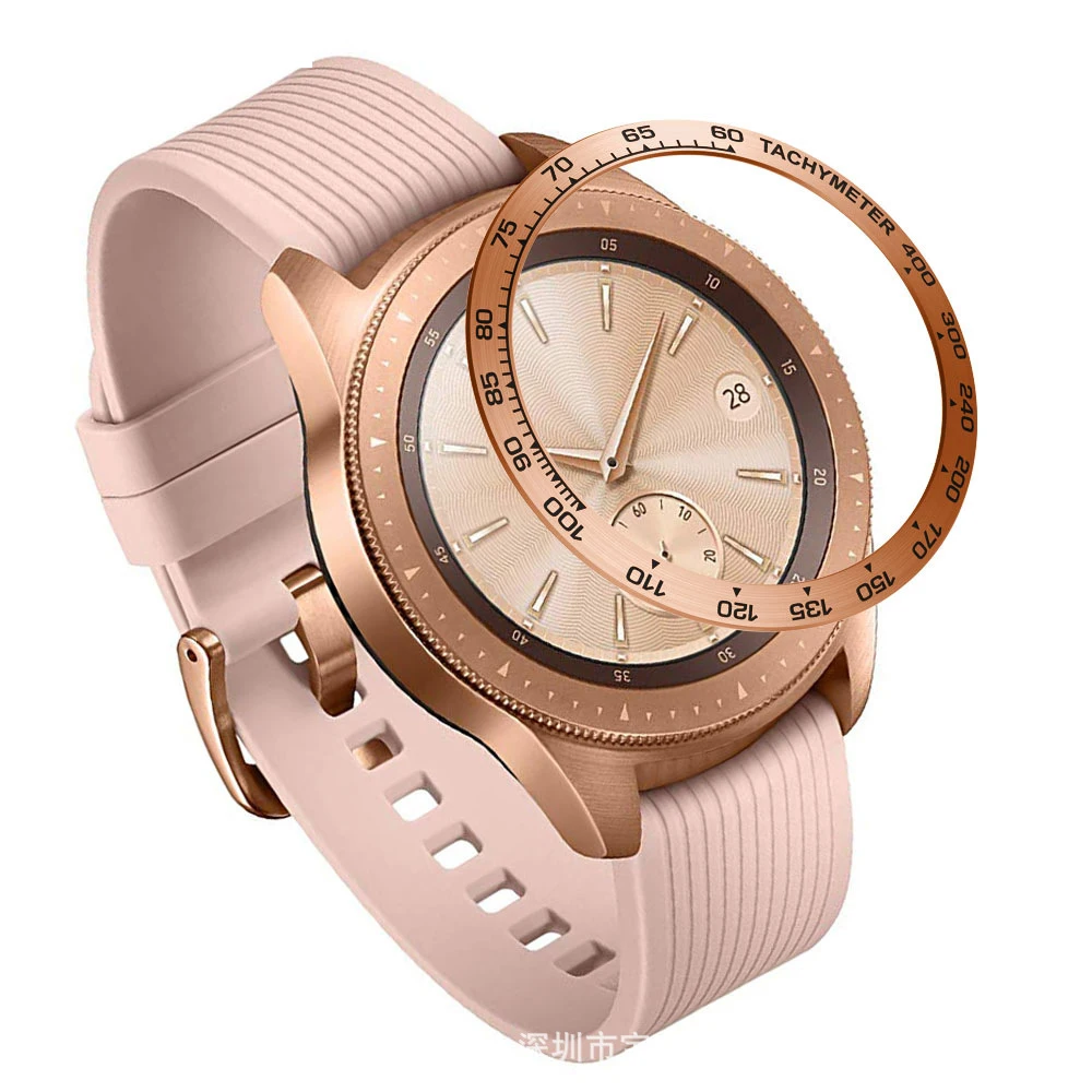 Подходит для samsung gear S2 S3 Classic Frontier Galaxy Watch 46 мм 42 мм рамка кольцо крышка рамка против царапин металлическая защита - Цвет ремешка: 17