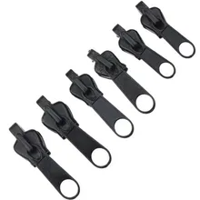 6 pçs 3 tamanhos universal kit de reparo instantâneo com zíper substituição zip slider dentes resgate novo design zíperes costura roupas