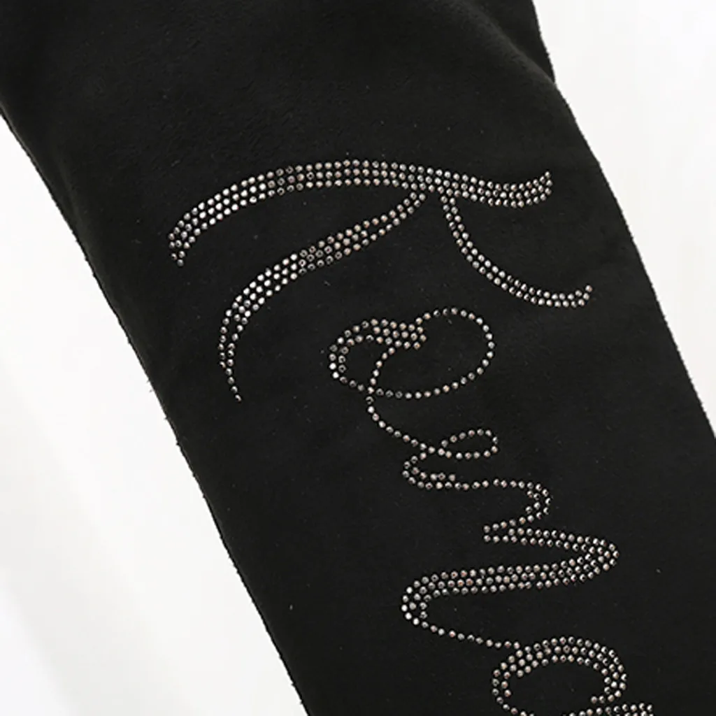 Women's warm boots autumn and winter new thick with side zipper over the knee boots elastic boots women's shoes Au21