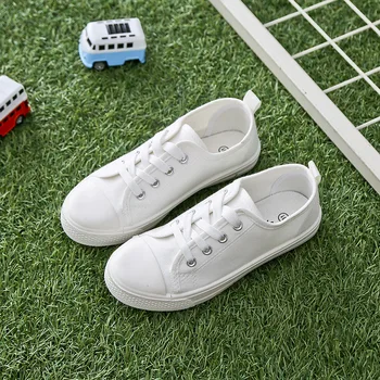 

2020 Boys Canvas Shoes Autumn Classic Student Shoes Anti-slippery Flats Kids School Running Children Sneakers Girls Canvas Shoes