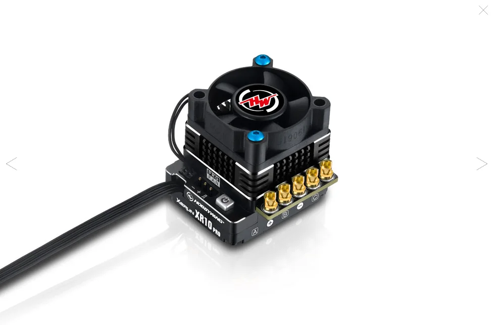 Hobbywing XeRun XR10 PRO G2 160A бесщеточный сенсорный конкурс ESC 2-3s LiPo для RC 1/10 1/12 Touring автомобили и багги для гонок - Цвет: Black