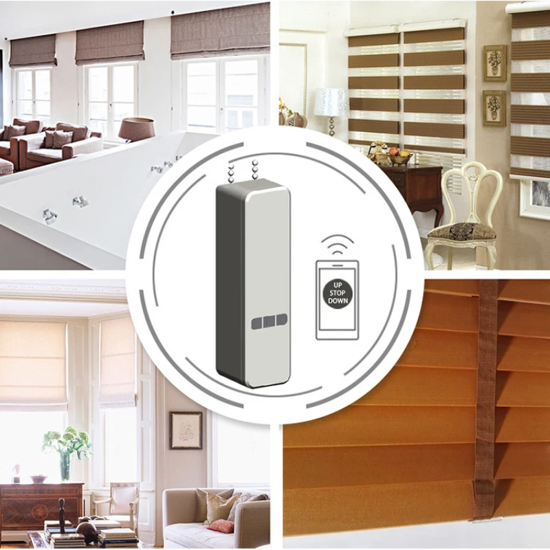 Yeahlvy Kit de automatizaci/ón de persianas WiFi Roller Shade Driver DIY Roller obturador motor Smart Life APP Control de voz trabajo con Alexa Google Assistant