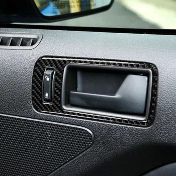 

Cover Door Handle Bowl Cover Trim Decoration Stickers Parts Black Car 2pcs