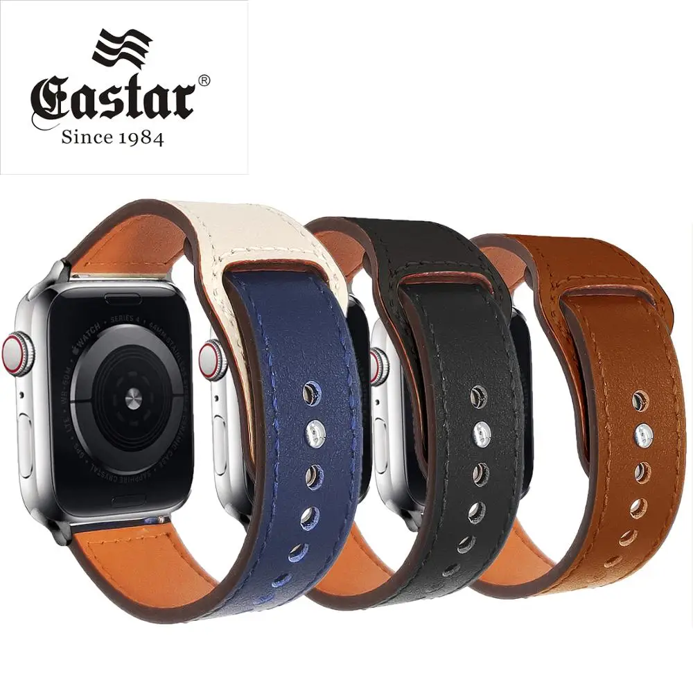 Ремешок из натуральной кожи для apple watch band 42 мм 38 браслет петля iwatch 44 40 5/4/3/2/1