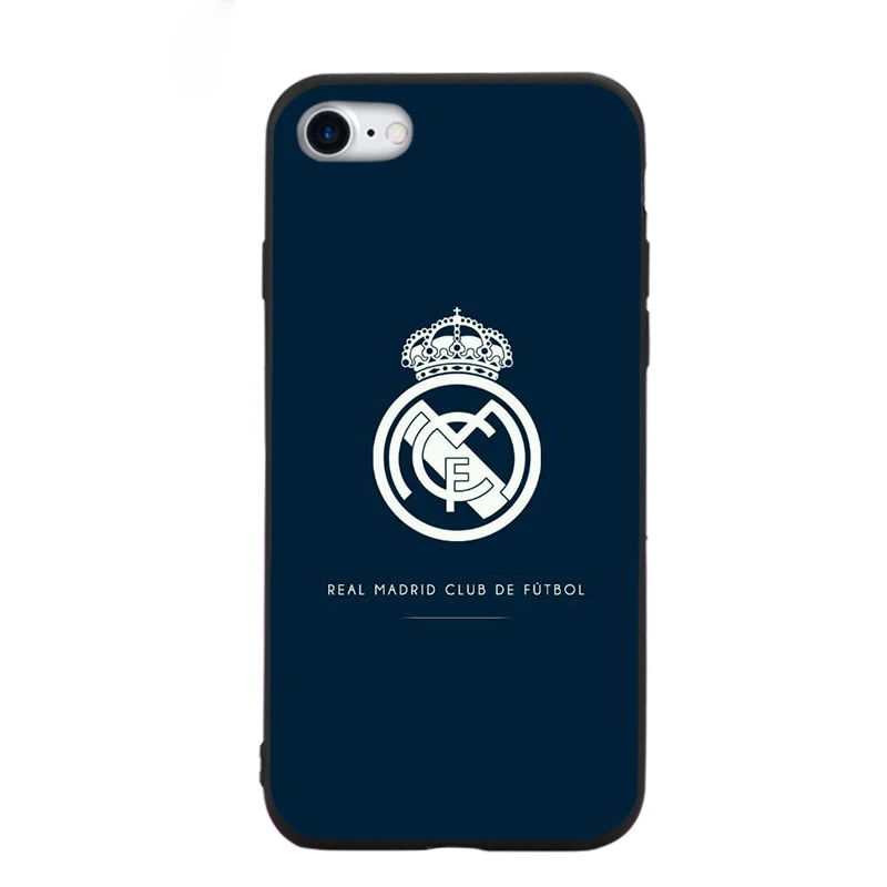 Чехол для телефона с логотипом футбольной команды Реал Мадрид для IPhone 7 8 Plus XS Чехлы для MAX XR для IPhone X 8 7 6 6S Plus 5 SE мягкий чехол из ТПУ - Цвет: xx1335